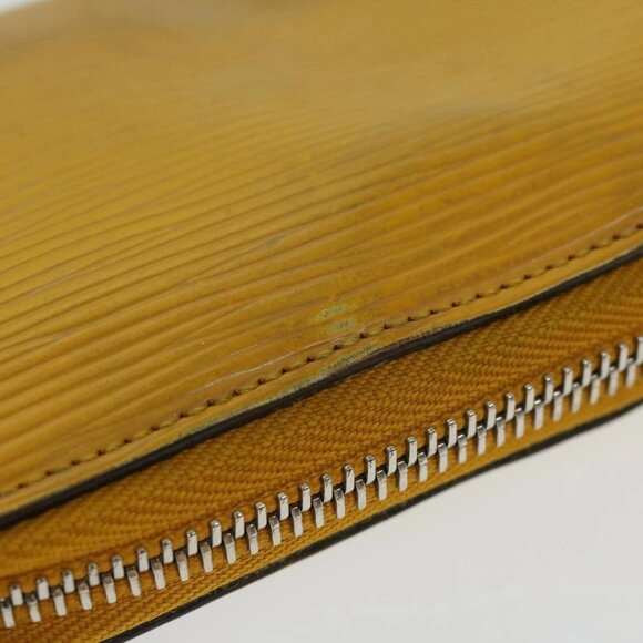 LOUIS VUITTON Epi Zippy Wallet Long Wallet Yellow M60309 LV Auth im454 - Picture 9 of 16